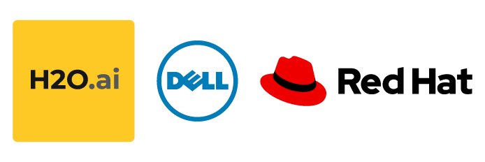 H2O Dell RedHat Logo