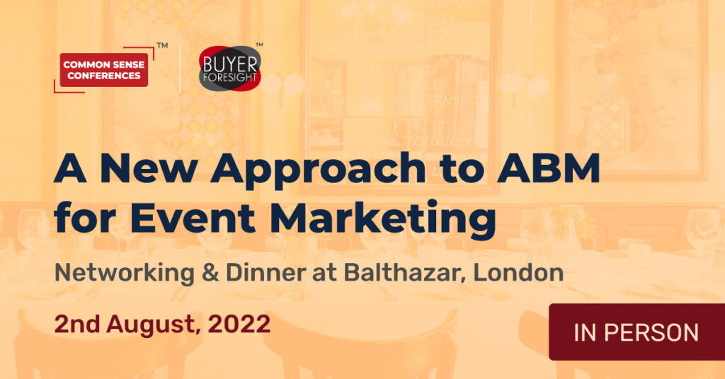 BuyerForesight - A New Approach to ABM for Event Marketing