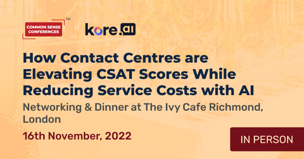 Featured Image_Kore ai - Nov 16 - How Contact Centres are Elevating CSAT Scores
