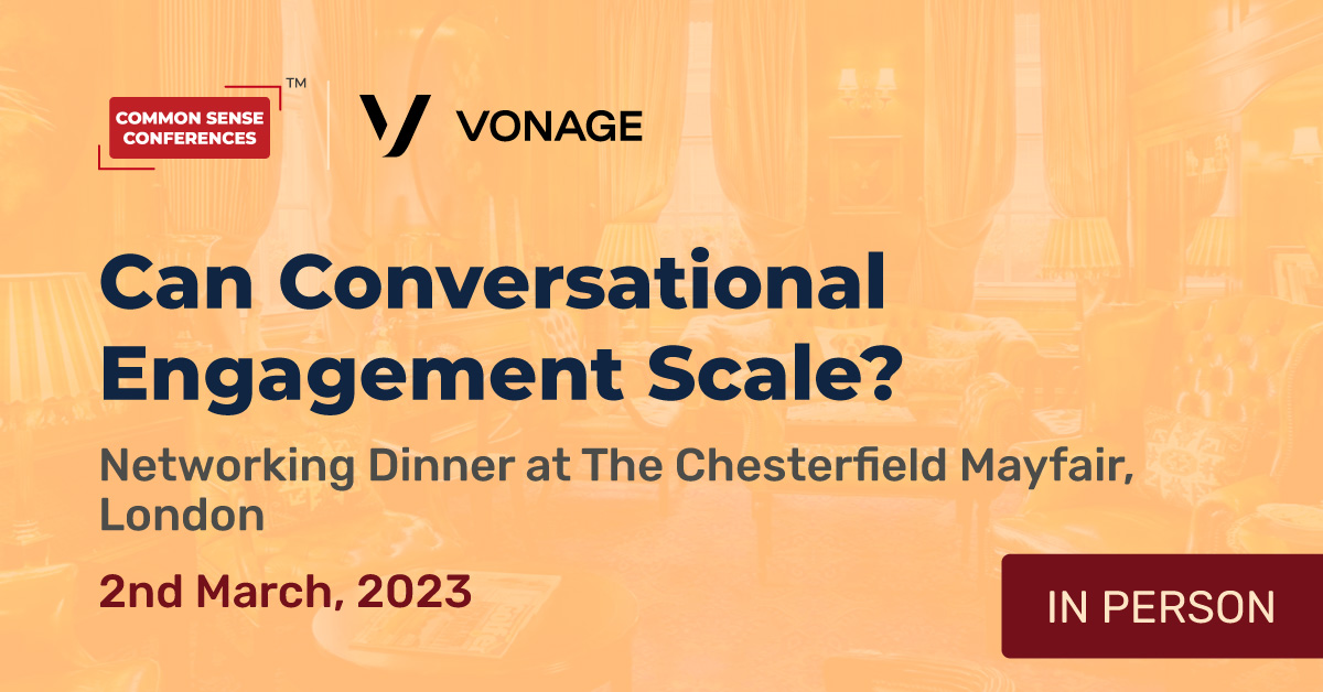 Vonage - Mar 2 - Can Conversational Engagement Scale