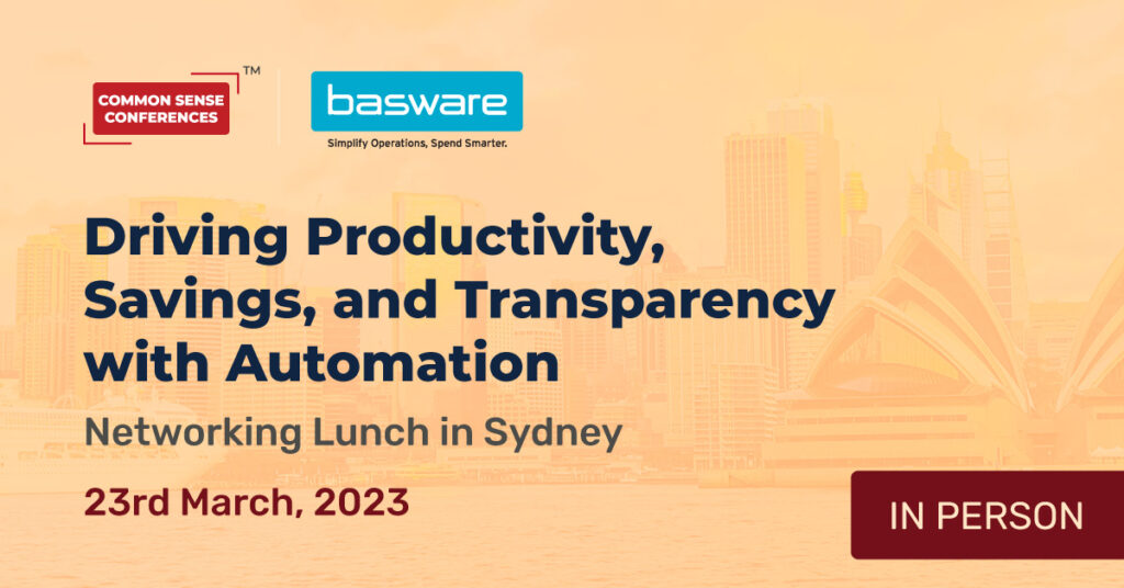 Basware - March 23 - Driving Productivity, Savings, and Transparency with Automation