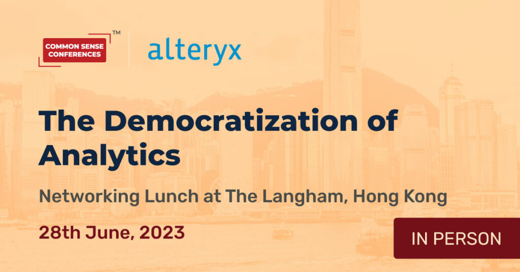 Alteryx - June 28 - The Democratization of Analytics