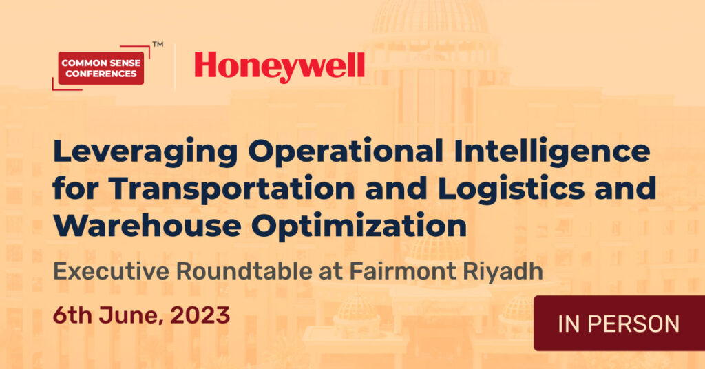 Honeywell - June 6 -Leveraging Operational Intelligence for Transportation and Logistics & Warehousing Optimization