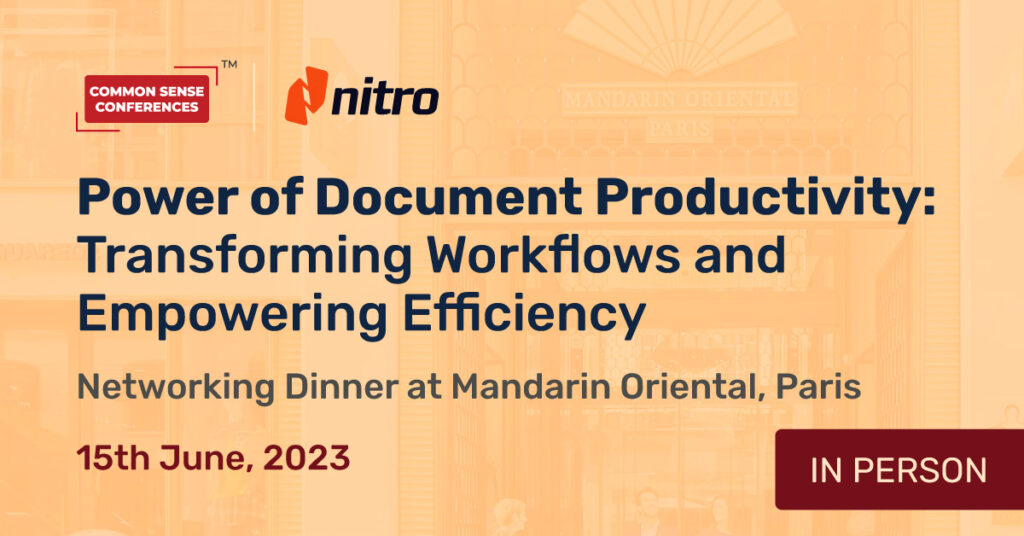 Nitro - June 15 - Power of Document Productivity