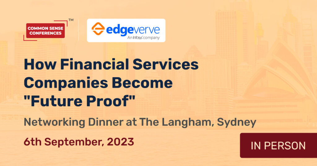 EdgeVerve - Sep 6 - How Financial Services Companies Become Future Proof