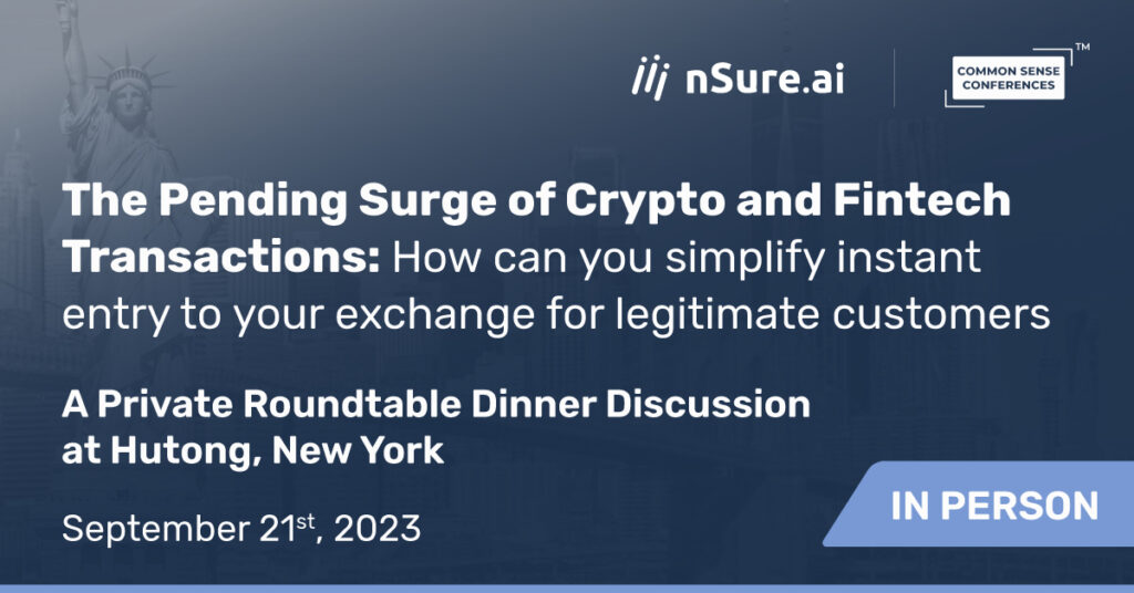 nSure - Sept 21 - The Pending Surge of Crypto and Fintech Transactions