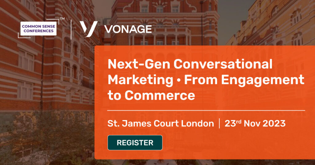 Vonage Half Day Conference - Nov 23