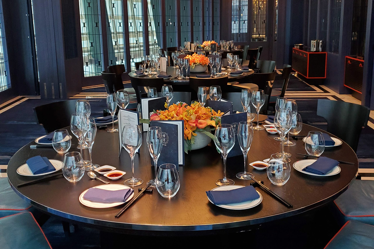 A Private Roundtable Dinner Discussion at Hutong New York