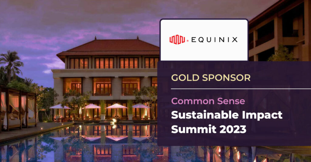 Equinix -Gold Sponsor - Sustainable Impact Summit