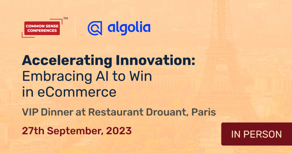 Algolia (English) - Sep 27 - Accélérer l'innovation Adopter l'IA pour gagner dans le e-commerce
