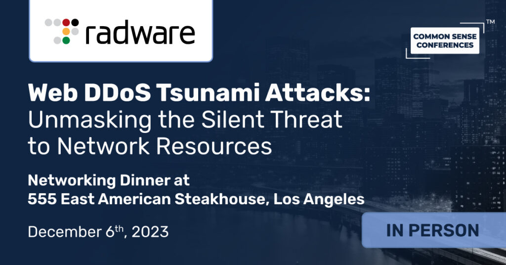Radware - Web DDoS Tsunami Attacks: Unmasking the Silent Threat to Network Resources
