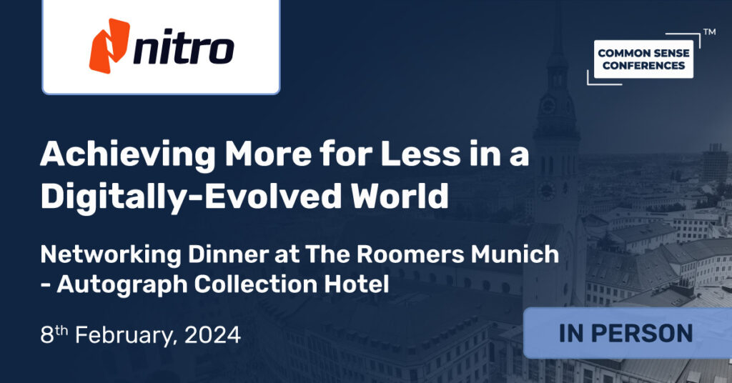 Nitro - Achieving More for Less in a Digitally-Evolved World
