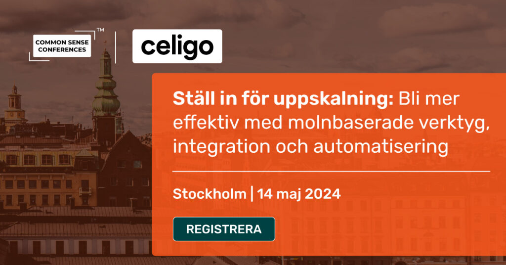 Celigo - May 14 (Swedish)