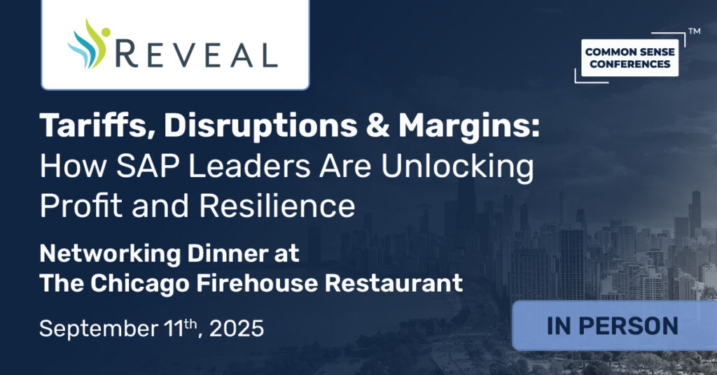 Common Sense Network & Learn

In this peer-led discussion, finance, supply chain and operations leaders will share how they’ve uncovered and recovered millions in lost margin by transforming how their teams interact with SAP....