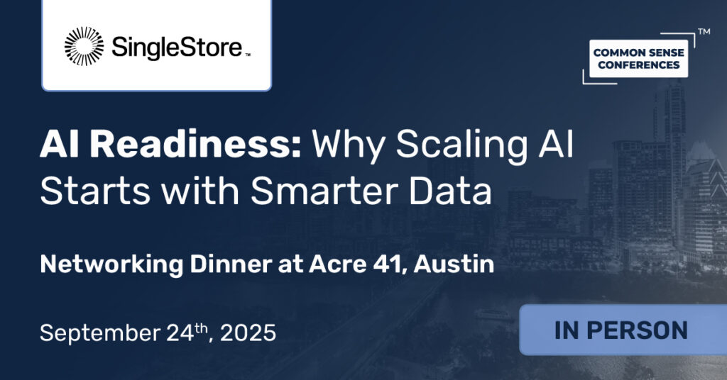 Common Sense Network & Learn

Companies across all industries are feeling the pressure to harness AI, but without the right foundation, even the best initiatives can fall short. Many organizations struggle to move beyond...
