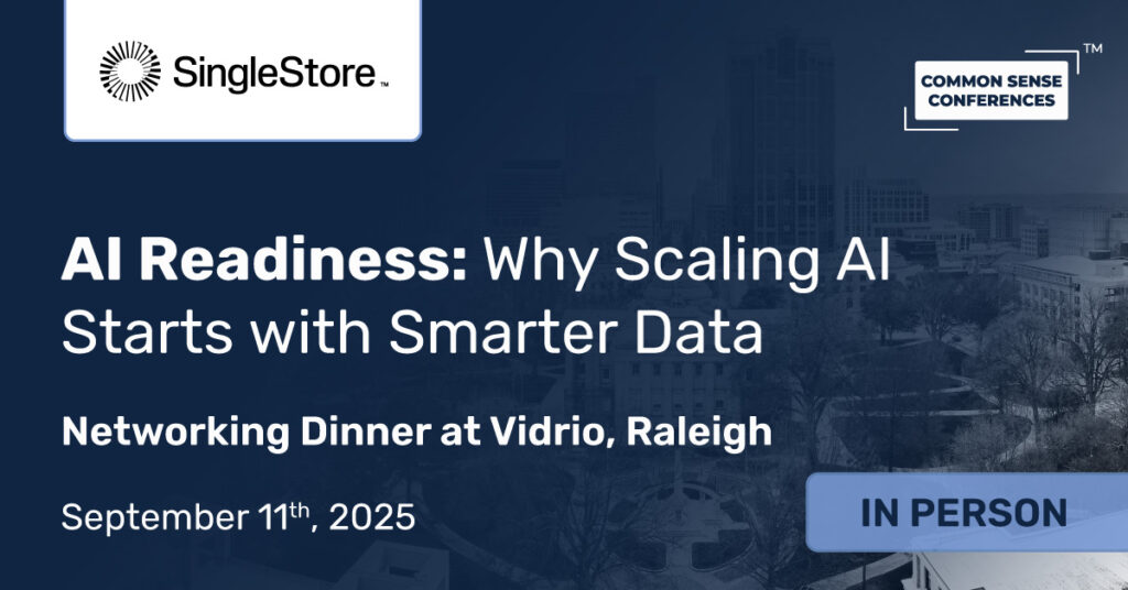 Common Sense Network & Learn

Companies across all industries are feeling the pressure to harness AI, but without the right foundation, even the best initiatives can fall short. Many organizations struggle to move beyond...