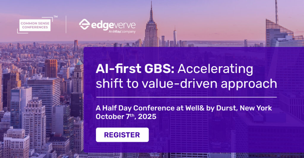 Common Sense Single-Sponsor Conference
Join us for an exclusive, invite-only half-day experience that brings together GBS and GCC leaders, industry experts, and transformation partners to decode what it takes to become an...