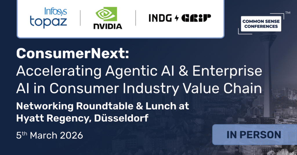 Common Sense Network & Learn

The Consumer Goods and Retail industries including the $1T+ Germany market face global headwinds such as regulatory pressures, workforce decline, inflation-driven margin squeeze, and shifting consumer behaviors....