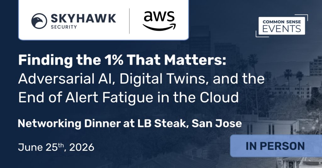 Common Sense Network & Learn

This roundtable brings together a small group of CISOs and Heads of Cloud Security from Cloud Native companies to discuss what changes when defenders use the same adversarial AI that attackers......