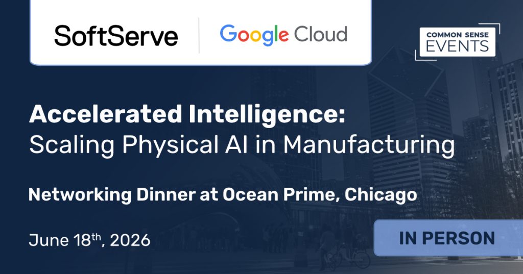 Common Sense Network & Learn

Join SoftServe and Google Cloud for an executive roundtable exploring the strategic roadmap for Physical AI. We will move beyond isolated automation to discuss how autonomous......