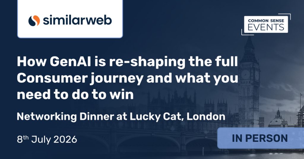Common Sense Network & Learn

Track the buyer from prompt to purchase. Understand how today's consumers bounce between AI research, social validation, and Google searches before finally hitting your checkout page.....