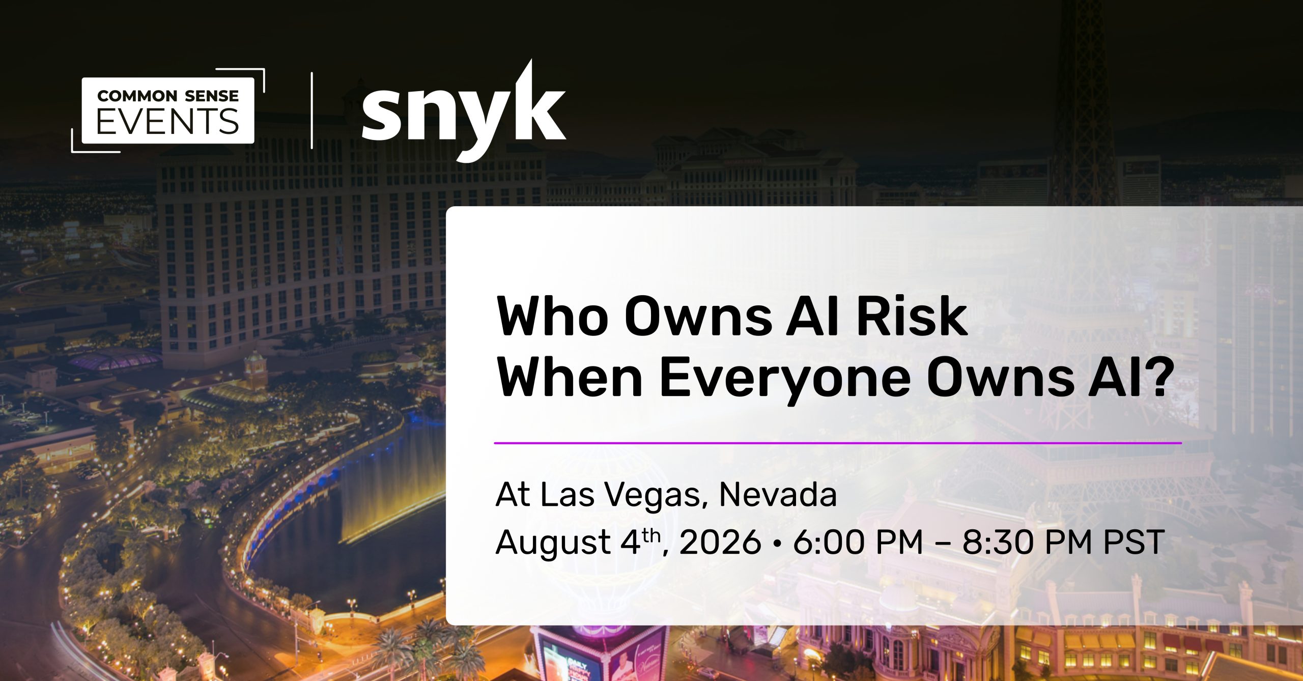 Synk – Who Owns AI Risk When Everyone Owns AI?